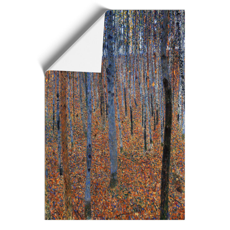 Beech Grove Forest by Gustav Klimt - Frameless Print, 42cm H x 30cm W x 0.1cm D