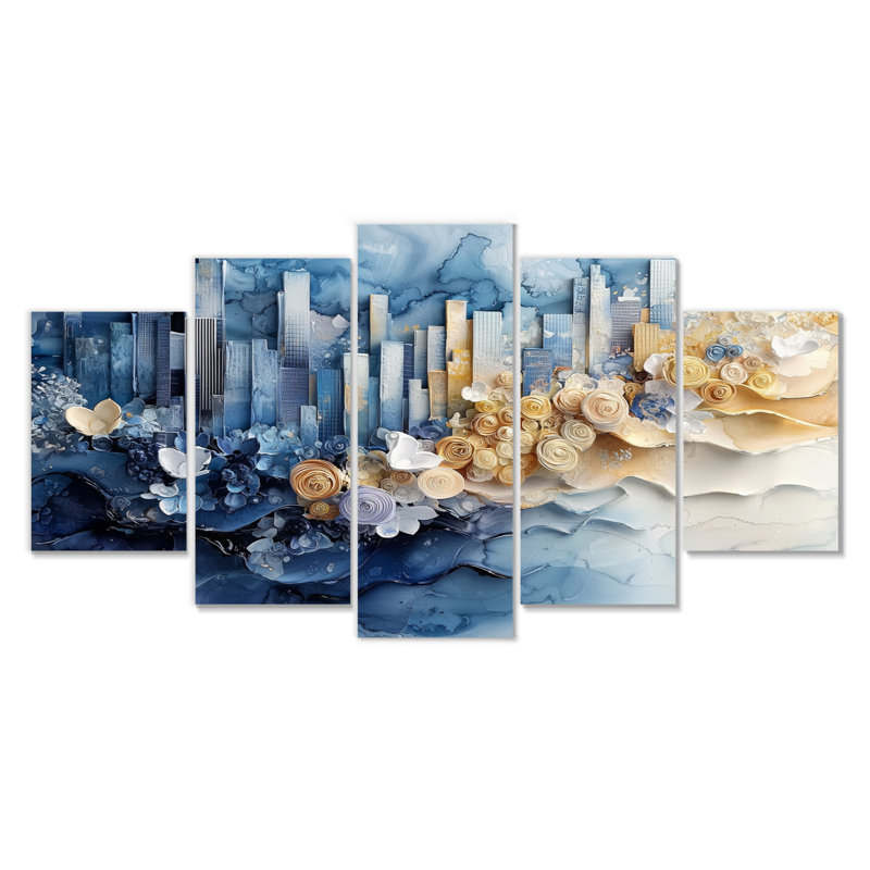 Hanoverton - Cityscape Wall Art - Art mural industriel pour le salon