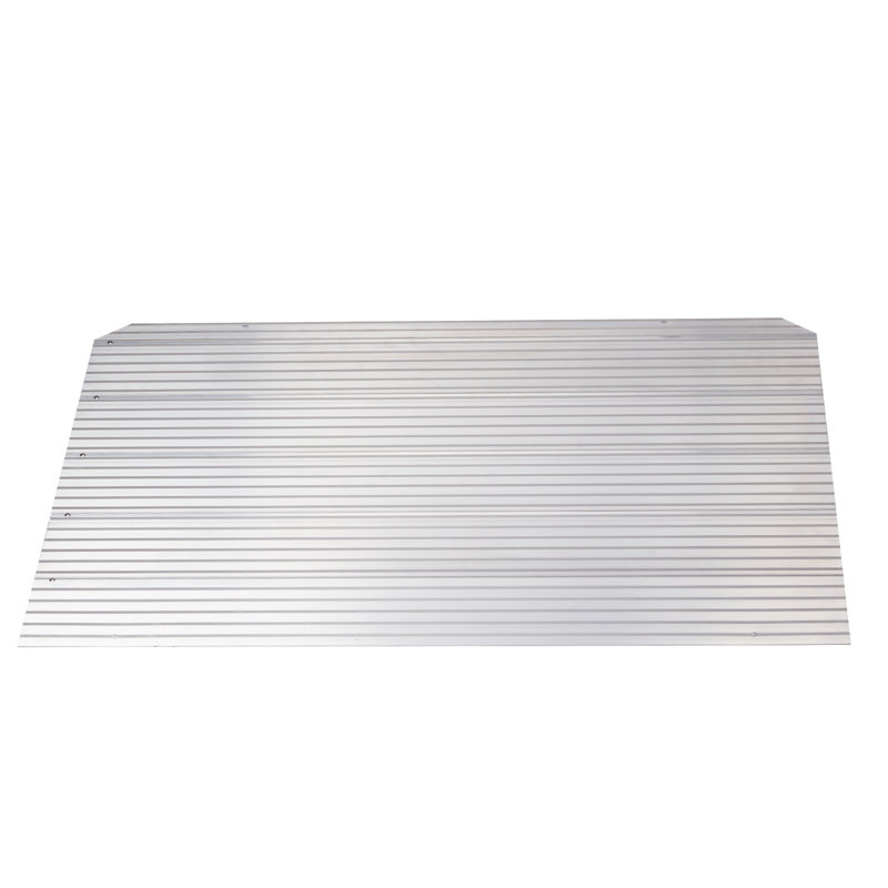 Rampe de seuil en aluminium H 5 po x l 34 po x L 27,5 po,  H 5 po x l 34 po x L 27,5 po