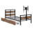Twin Size Metal Platform Bed