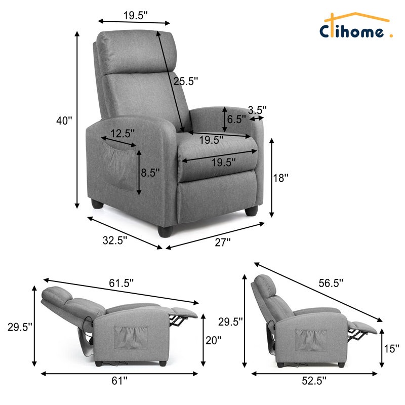 Upholstered Massage Chair