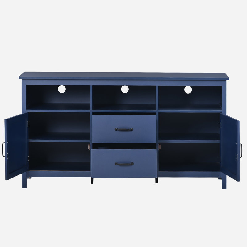 Gennadius 2 - Door Accent Cabinet, Navy