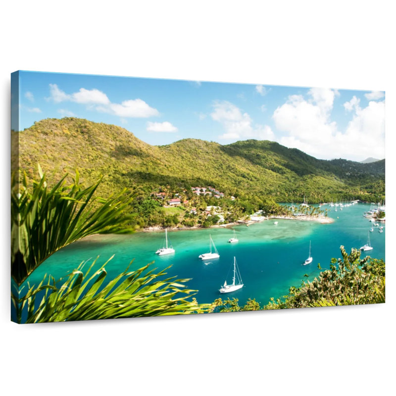 Gillard Marigot Bay, Sainte-Lucie, H 8 po x l 12 po