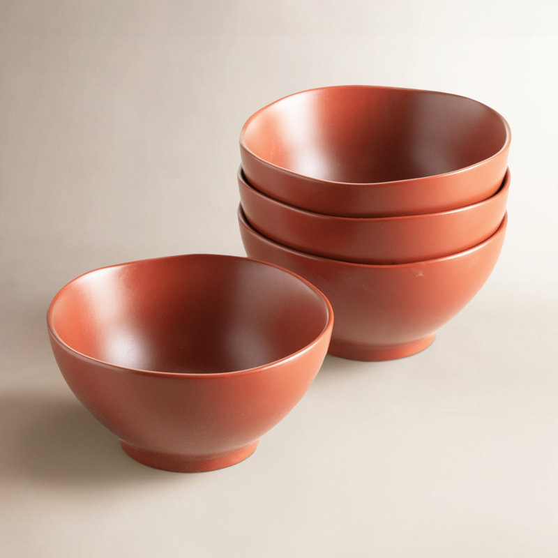Heirloom 21 oz. Rice Bowl, Terracotta