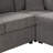 Wattripont 108.6'' Chenille U-shaped Sectional Sofa Pull out Sofa Bed with Two USB Ports-848018066