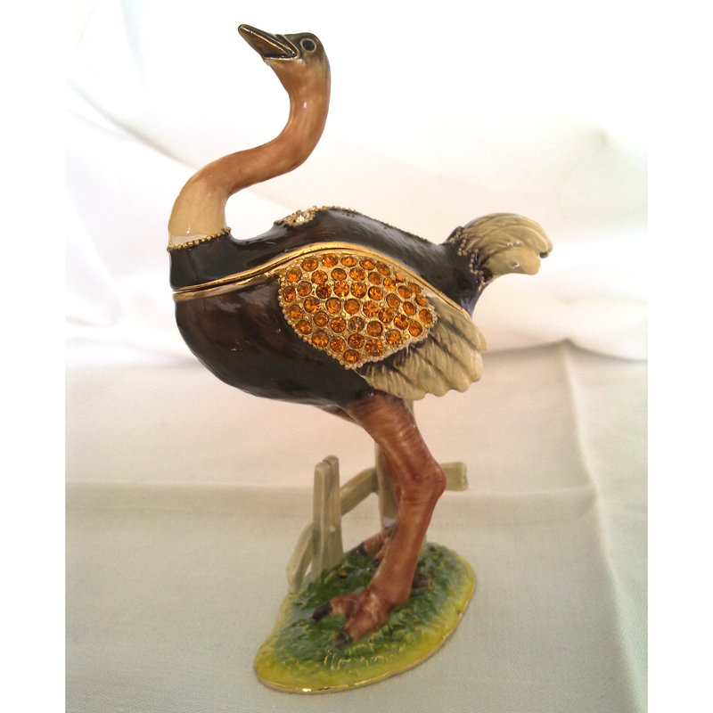 Boîte à accessoires autruche