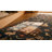 Antique American Hooked Rug Hallway Runner Wool Black