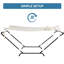 92.5''W Outdoor Hammock With Stand And Pillow-1553448356