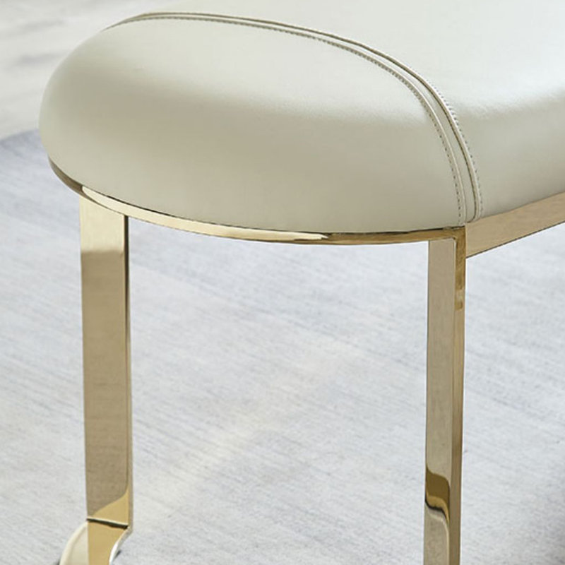 Simple banc vestiaire rembourré confortable, H 17,72 po x l 62,99 po x P 15,75 po