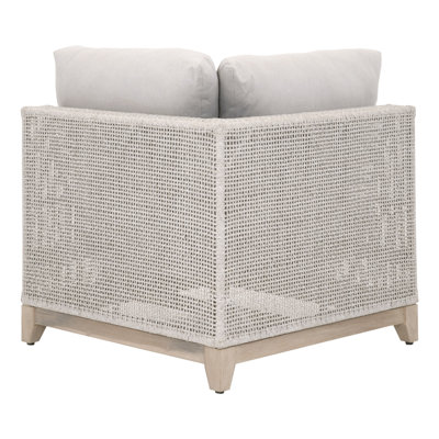 33.75'' Wide Aluminum Patio Sectional with Cushions