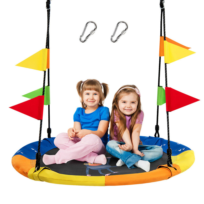 Gymax Web / Saucer Swing with Chains