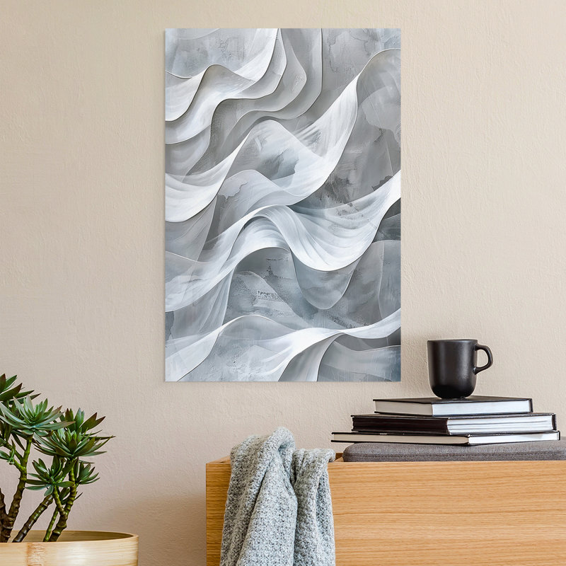 Série ABSTRACT CDLV - Impression sur toile seulement - NON CADRE, H 48 po x l 32 po