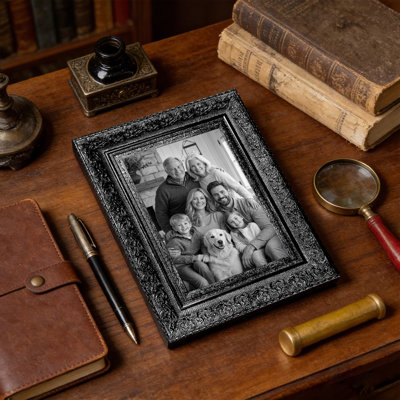 Cadre photo noir raffiné 1pc pour photos et cadeaux de mariage 11 po x 14 po