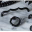 Poignée suspendue Trellis Collection - poignée d'armoire de 2 po de diamètre noir mat - Quincaillerie traditionnelle pour tiroirs et armoires-87075740