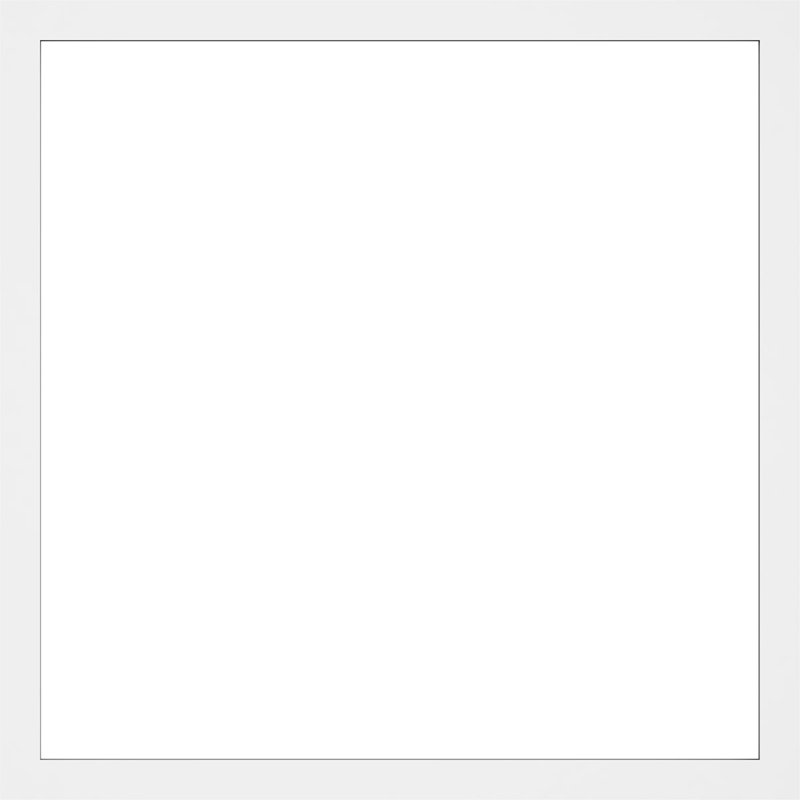 Panneau mural Prescott 3D en blanc, H 30 po x l 30 po x P 0,38 po