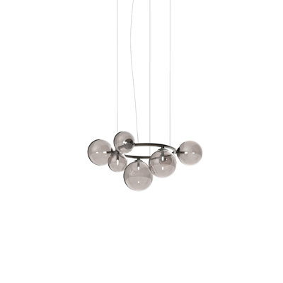 Puppet Ring Suspension 7A Amber Transparent Matt Black Nickel G9 Ul