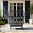 2-Piece Outdoor Wicker Patio Set With Detachable Cushions-125060910-125060911