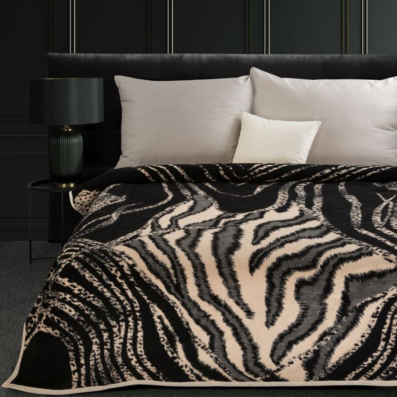 Aashif Canora Grey Blanket