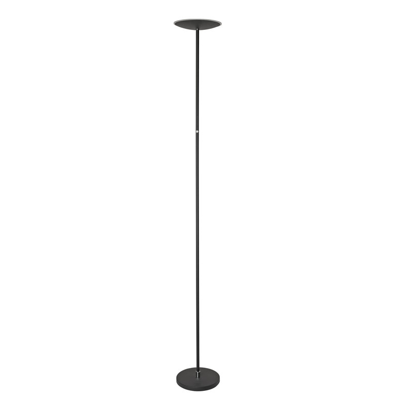 183cm Black Torchiere Floor Lamp
