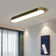 Masek 1 - Light 27.5" Simple Rectangle LED Flush Mount