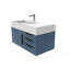 Ensemble de meuble-lavabo mural simple 36 po Bassi-629745239-573101967-573101966