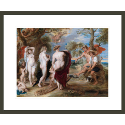 «The Judgement of Paris» par Peter Paul Rubens, impression giclée encadrée