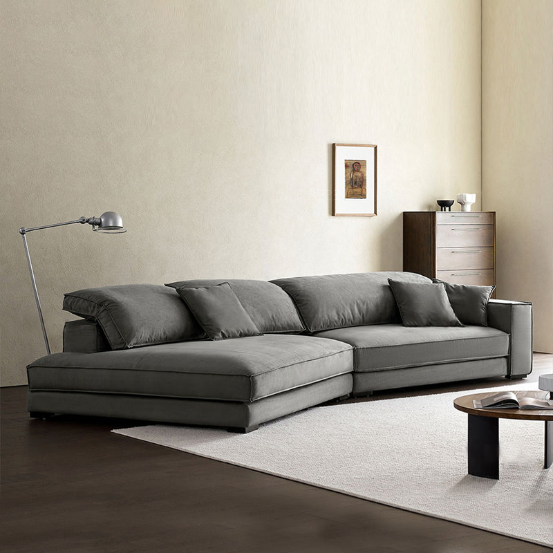 Canapé modulaire 2 pièces rembourré, H 37,4 po x l 135,83 po x P 66,93 po, Orienté à gauche (vu de face)