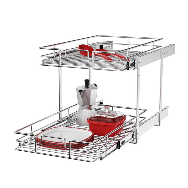 Rashun Pull Out Drawer, 13.8" H x 11" W x 18" D