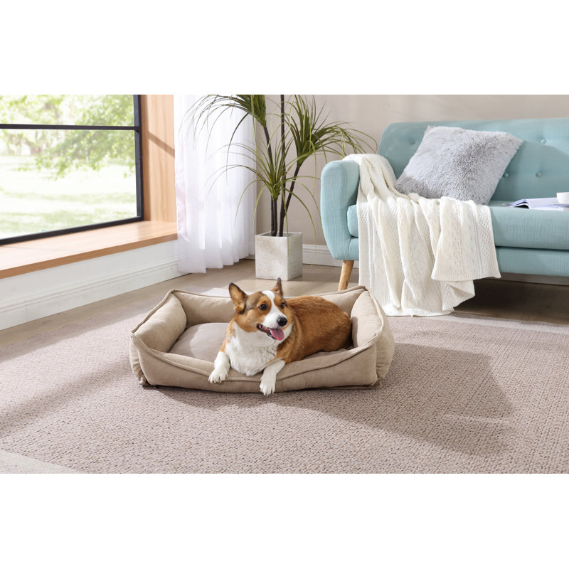Lit orthopédique pour chien Tucker Murphy Pet ™ par Arlee Home & Pet, Moyen (H 9 po x l 27 po x P 34 po), Safari