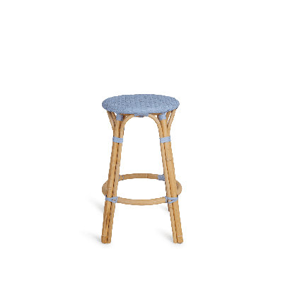 Bistro Backless Rattan Counter Stool by Bay Isle Home