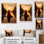 Tribus d'Afrique, reflets himba sur toile-2017104232-2017104237