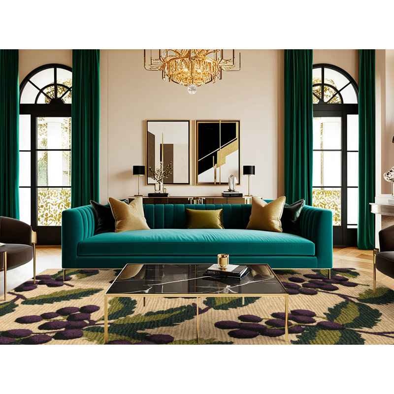  Tapis lavable Camu Camu, Rectangle 7 pi x 9 pi