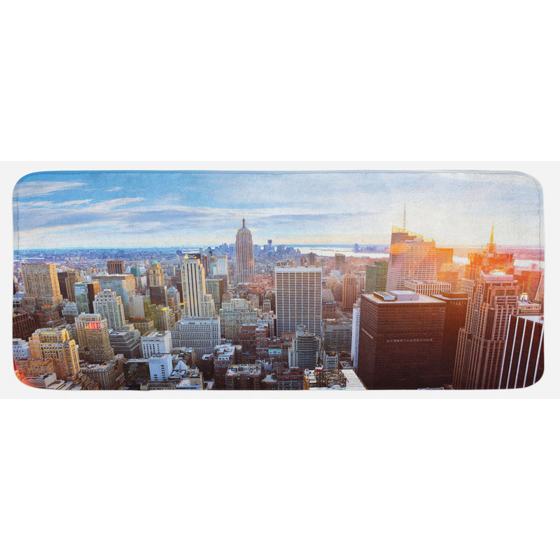 Modern & Contemporary Synthetic Kitchen Mat
