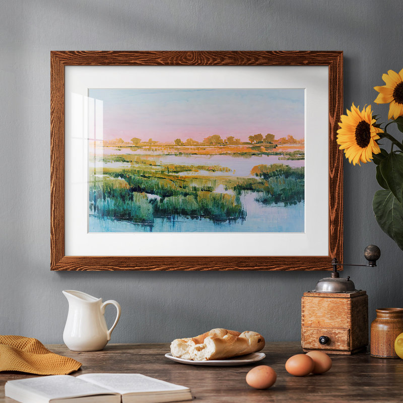 " Marshland View I ", Maple, 28" H x 42" W