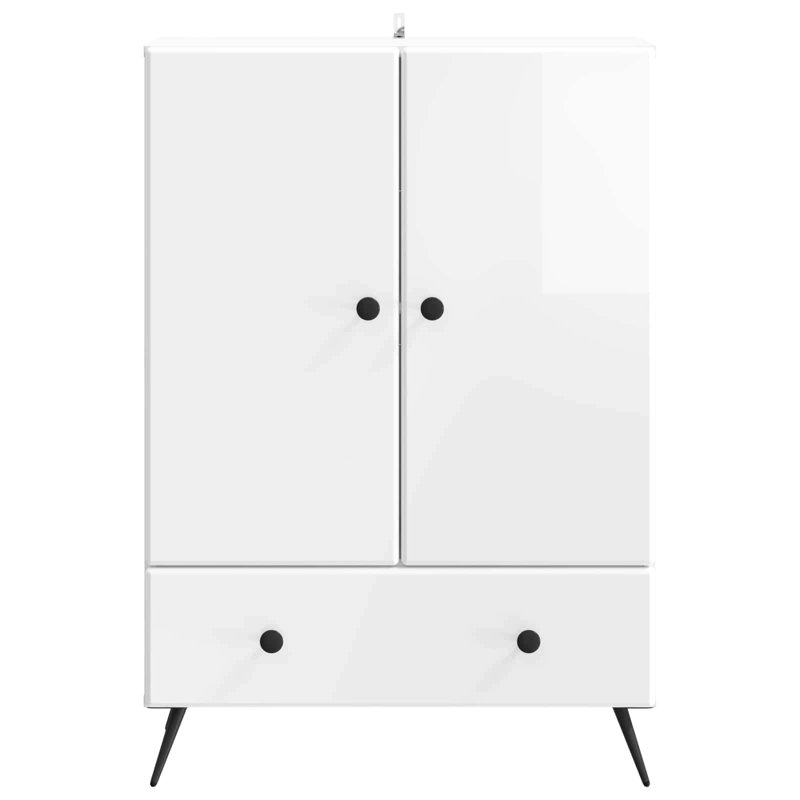 66cm Sideboard, High Gloss White