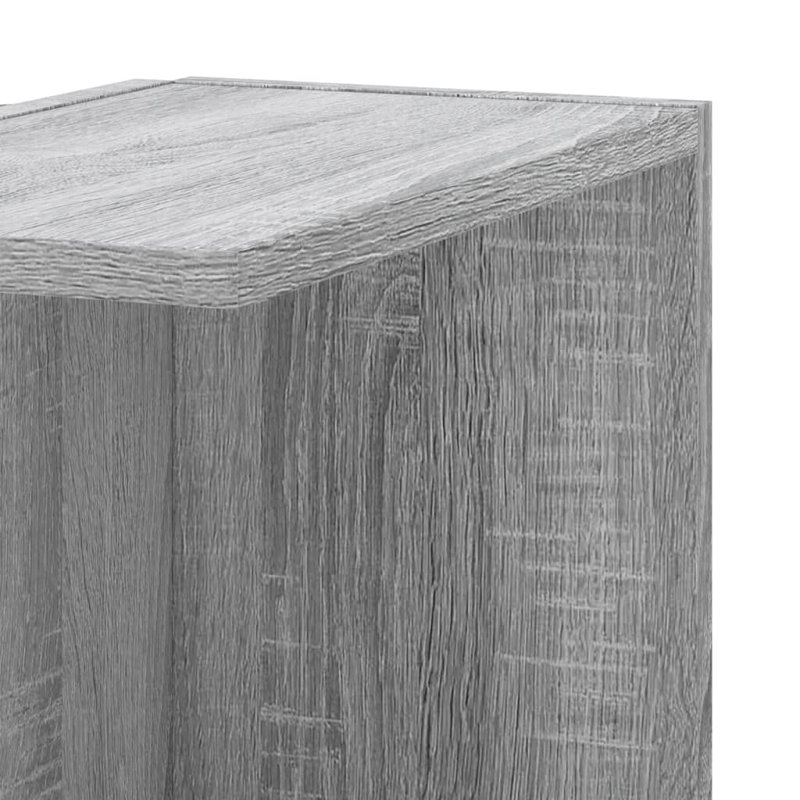 Rodaisha Floating Shelf, Grey Sonoma