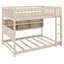 Bunk Bed With Integrated Shelving,And Pegboard-1618380073