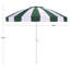 Parasol à manivelle 9 pi Buti-1674147580
