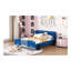 Lit plateforme double en forme de voiture avec roues, bleu-2027453229-2027453233