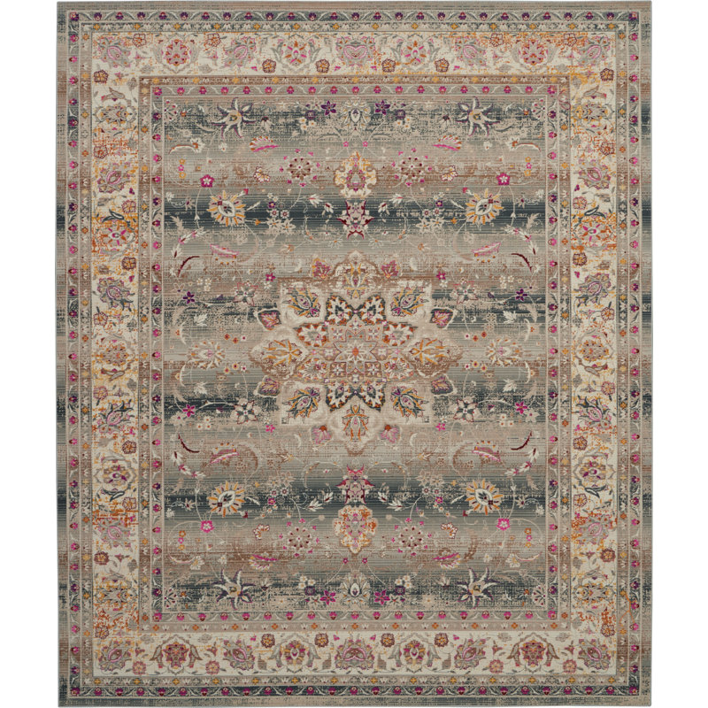 Oriental Indoor Rug, Rectangle 7'10" x 9'10"