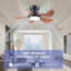 Ventilateur de plafond encastré avec lumière et télécommande / app-856862584-856862591