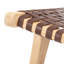Chaise d'appoint en cuir Denman-875256737