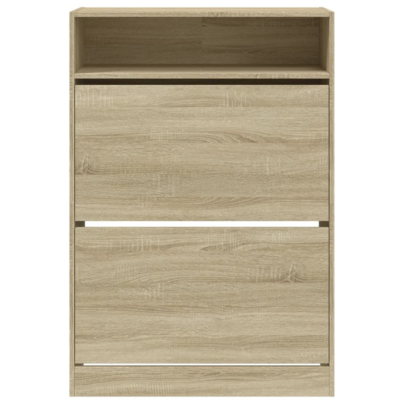12 Pair Shoe Storage Cabinet, Sonoma Oak
