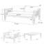 Ensemble de meubles de patio 4 pièces-1269528893