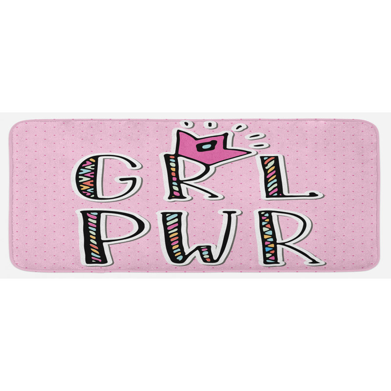 Tapis de cuisine Girl Slogan