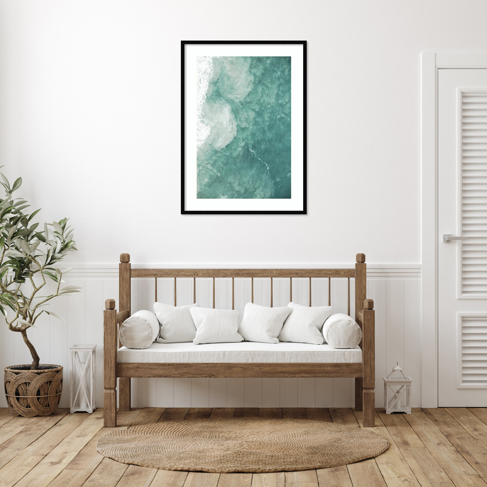 Daisey "Oceano" Print by Shot by Clint, Black, 41" H x 30" W