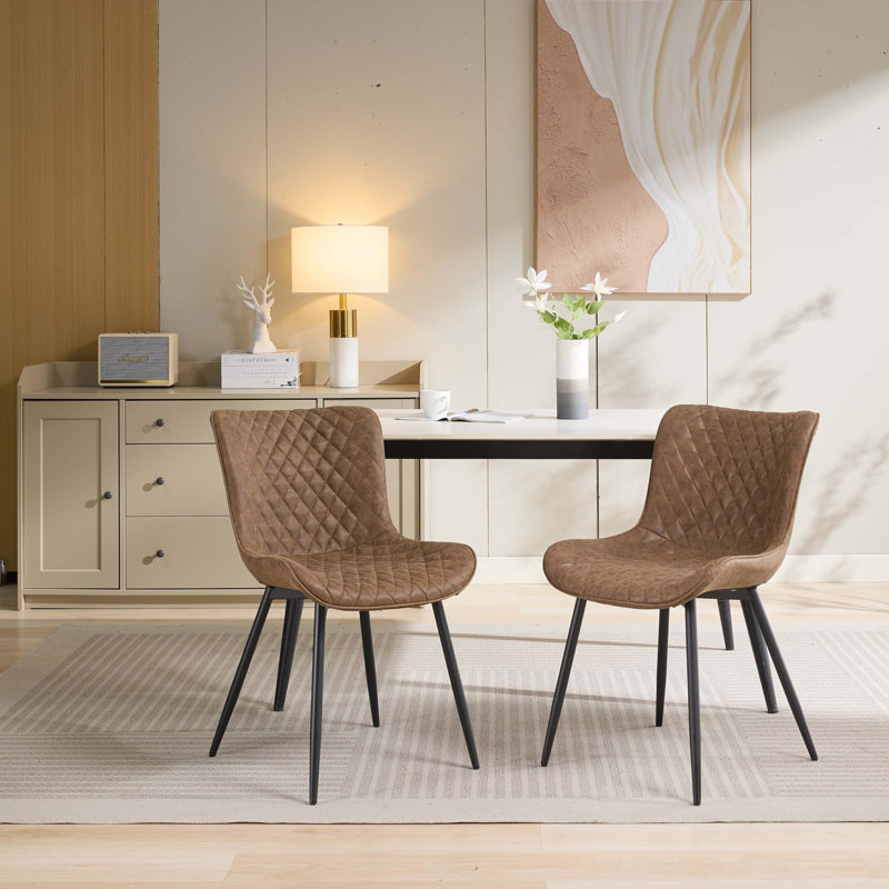Side Chair in Brown