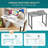 47 Inch Metal Base Writing Desk-153273476-153273477