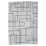Sam Turner Cityscape 60 Knot Slate Area Rug