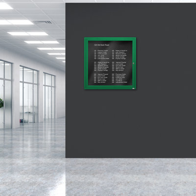 Tableau d'affichage mural fermé pour armoire d'annuaire